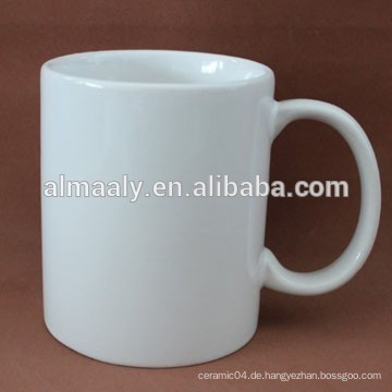 Weißes Porzellan tassen kundenspezifische Form